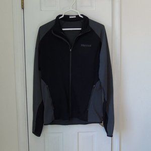 Marmot Men's Gray and Black Lightweight Full Zip Jacket sz M